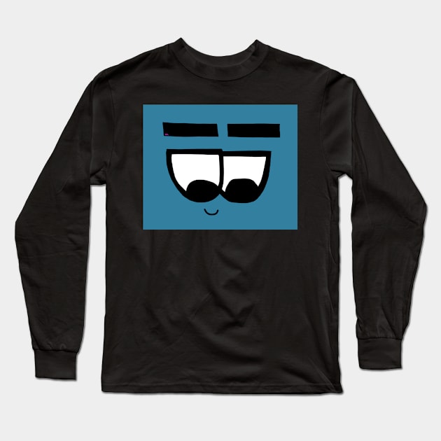 Smirking carton eyes Long Sleeve T-Shirt by HFGJewels